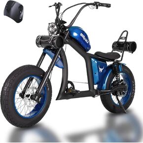 Adult Electric Bike, 1500W Brushless Motor 52V/27Ah Range Up to 38 Miles E Bike Front/Rear Turn Signals Dual Suspension Electric Bike BG-X PRO in Saudi Arabia