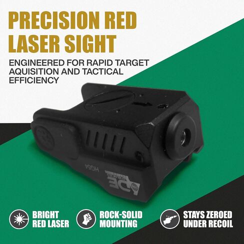 Ade Advanced Optics HG54R Red Strobe Class IIIA Laser Sight for Pistol Handgun, Picatinny Rail Mount, High-Visibility Targeting in Saudi Arabia