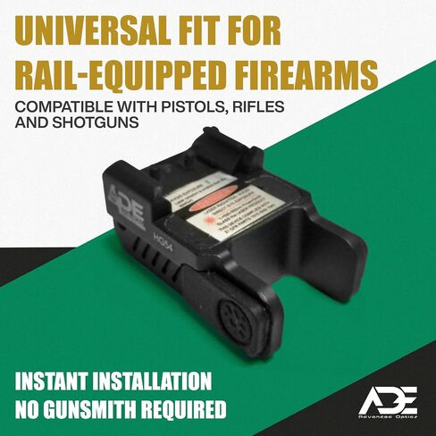 Ade Advanced Optics HG54R Red Strobe Class IIIA Laser Sight for Pistol Handgun, Picatinny Rail Mount, High-Visibility Targeting in Saudi Arabia