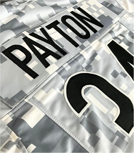 Walter Payton Jersey White Camouflage Chicago | Unisex Adult Sizes S-5XL Unsigned Sewn Stitched in Saudi Arabia