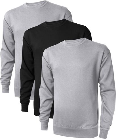 Little Beauty 3 Pack Crewneck بلوزات طويلة الأكمام البلوز بلوزات للرجال خفيفة الوزن عارضة أعلى S-3XL S-3XL in Kuwait