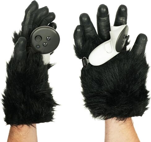 DeadEyeVR Gorilla Gloves - Gorilla Tag Ape Gloves for Quest, Quest 2, Quest 3/3s, Quest Pro, and Valve Index in Saudi Arabia