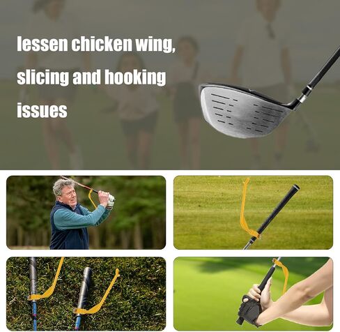 BOXOB 2 Pcs Golf Training Wrist Hinge Aids, Correcting Sport Trainer Tool for Beginner Golfers Gifts Swing Arm Posture Accessories Equipment Supplies in Saudi Arabia