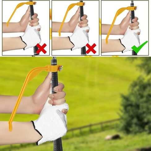 BOXOB 2 Pcs Golf Training Wrist Hinge Aids, Correcting Sport Trainer Tool for Beginner Golfers Gifts Swing Arm Posture Accessories Equipment Supplies in Saudi Arabia