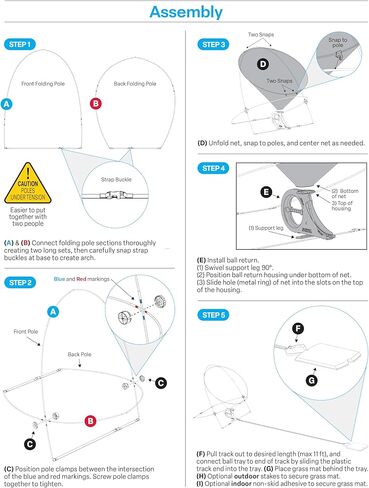 لعبة الجولف المثالية لممارسة لعبة الجولف - شبكة تقطيع الإرجاع التلقائي، ممارسة داخلية وخارجية، مع حصيرة العشب وصينية الكرة - مساعدة تدريب الجولف للمنزل والمكتب والفناء الخلفي in Kuwait