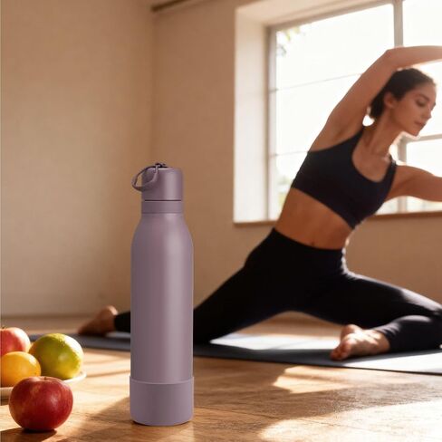 قطعتان من أحذية السيليكون المتوافقة مع Owala FreeSip Twist 24oz/18oz، غطاء سفلي بأكمام واقية مضادة للانزلاق ومضادة للخدوش لزجاجة مياه Owalaa FreeSip Twist in Kuwait