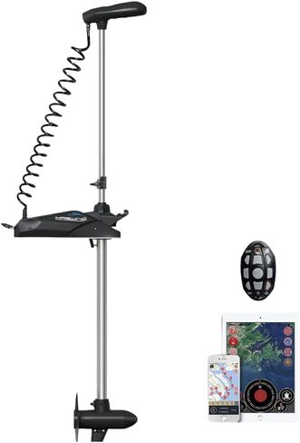 HASWING Electric Trolling Motor – 24V 60" 80lbs Cayman GPS Shaft Bow Mount Fishing Boat Saltwater Freshwater with Quick Release Bracket and Wireless Foot Controller in Saudi Arabia