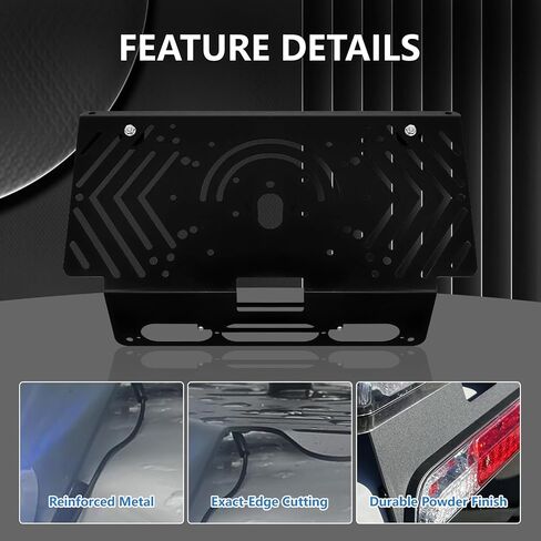 حامل قضيب إضاءة معدني بدون حفر مع قاعدة مغناطيسية يناسب 2015+ F-150، 2017+ F-250-F-550، لشريط الضوء المغناطيسي والهوائي المغناطيسي لتركيب الترباس in Saudi Arabia