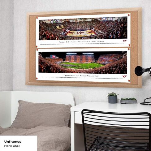 Virginia Tech Basketball - College Posters, Framed Pictures and Wall Decor by Blakeway Panoramas in Kuwait