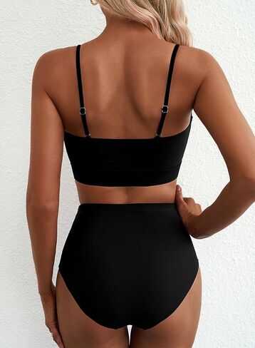 Herseas Women 2 Piece Bikini Sets Seashell Ring Swimsuit High Waisted Cutout 2026 Beach Summer Swim Bathing Suits in Kuwait