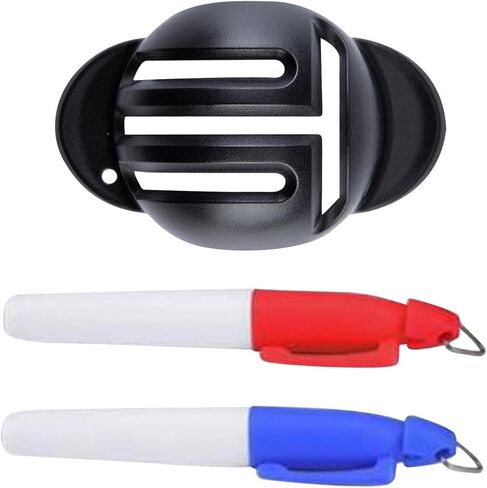 Golf Ball Marker, Alignment Tool, Line Template for Gifts, Straight Lines, Putting Accessories in Saudi Arabia