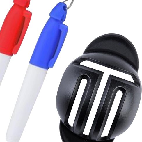 Golf Ball Marker, Alignment Tool, Line Template for Gifts, Straight Lines, Putting Accessories in Saudi Arabia