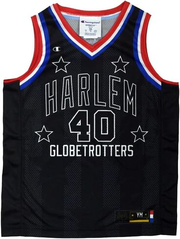 قميص Harlem Globetrotters Wham #40 أسود طبق الأصل من Champion in Kuwait