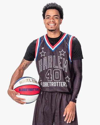 قميص Harlem Globetrotters Wham #40 أسود طبق الأصل من Champion in Kuwait
