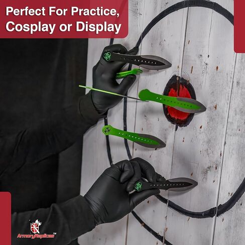 Armory Replicas™ Deadly Dozen Throwing Knives Set of 12 with Sheath – Balanced Stainless Steel Target Practice Knives in Saudi Arabia
