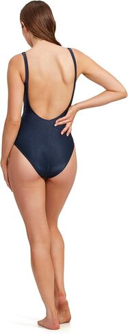 Gottex Luma High End V Wire Insert One Piece Women's Swimsuit Removable Soft Cups Fully Lined Metallic Lycra Fabric in Kuwait