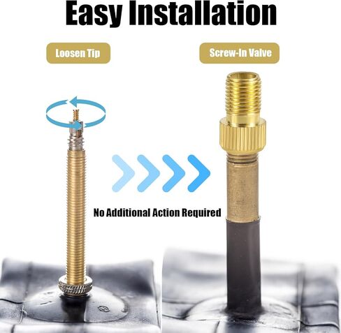 27pcs Bicycle Valve Adapter Set, Brass Tire Inflator Adapter Bike Pump Adapters Air Hose Adaptor for Standard Pump Ball Needles or Air Compressor for Presta Schrader in Saudi Arabia