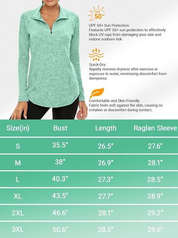Women’s Quick Dry Long Sleeve Athletic Sweatshirt,1/4 Zip Pullover Athletic Workout Tops for Training in Saudi Arabia