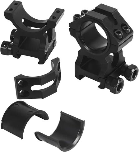 حلقات نطاق البندقية الدقيقة من WestHunter الصناعية، 1 بوصة 30 مم تكتيكي 6061 T6 Picatinny نطاق التركيب | 36 ملم / 29 ملم ارتفاع المركز in Kuwait