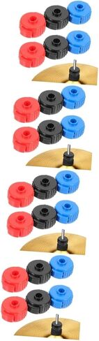 FAVOMOTO 24pcs Quick Release Cymbal Nut Drum Fixing Buckles for Effortless Cymbal Assembly Convenient Push Design and Colors in Saudi Arabia