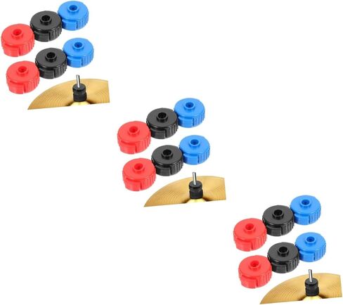 FAVOMOTO 18pcs Quick Release Cymbal Nuts for Drummers Durable Plastic Drum Fixing Nuts Easy Install and Remove Cymbal Accessories for Drum Kit in Saudi Arabia
