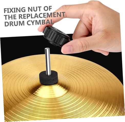 FAVOMOTO 18pcs Quick Release Cymbal Nuts for Drummers Durable Plastic Drum Fixing Nuts Easy Install and Remove Cymbal Accessories for Drum Kit in Saudi Arabia