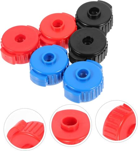 FAVOMOTO 12pcs Quick Release Cymbal Nuts Durable Plastic Drum Accessories for Easy Installation and Removal Compatible Percussion Drum Kits in Saudi Arabia
