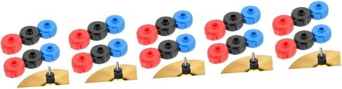 FAVOMOTO 30pcs Quick Release Cymbal Nut for Drums Plastic Quick Assembly Parts Easy Installation for Percussion Kits in Saudi Arabia