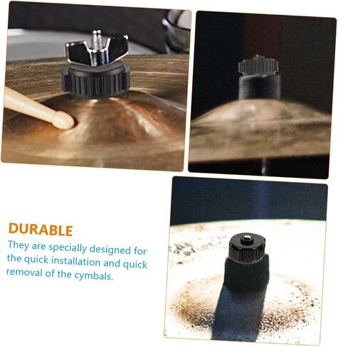 FAVOMOTO 12pcs Quick Release Cymbal Nuts for Drum Cymbal Fixing Buckle Quick Assembly Nuts in Saudi Arabia