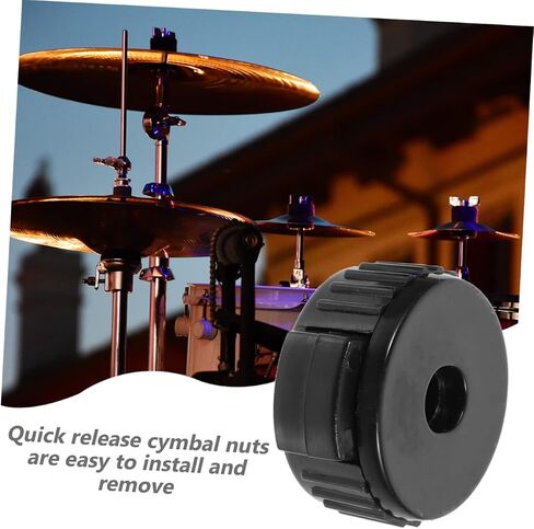 FAVOMOTO 12pcs Quick Release Cymbal Nuts for Drum Cymbal Fixing Buckle Quick Assembly Nuts in Saudi Arabia
