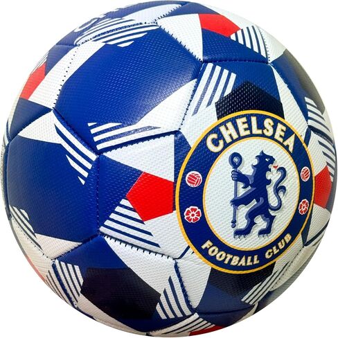 كرة القدم Icon Sports Chelsea FC، لجميع الأعمار - مقاس 2،4 و5، كرة تشيلسي زرقاء مرخصة in Kuwait