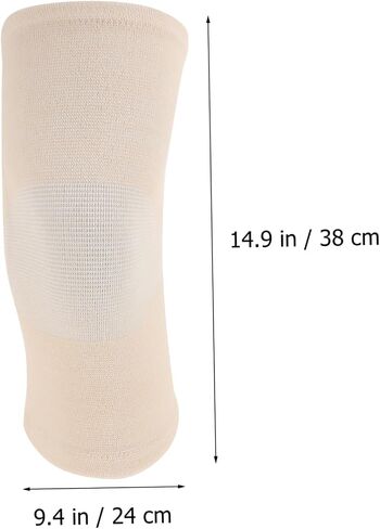 Vaguelly 2Pairs Cold Cycling Knee Pads for Sports Breathable Sleeves for Running Jogging and Outdoor Activities Thick Warm Support for and Joint Relief in Saudi Arabia