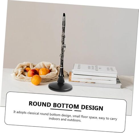 VANZACK Flute Clarinet Stand Adjustable Dual Use Holder for Flute and Clarinet Non-Skid Metal Display Stand for Woodwind Instruments in Saudi Arabia
