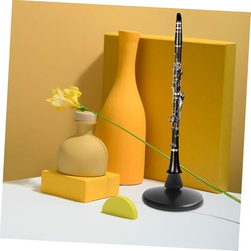 VANZACK Flute Clarinet Stand Adjustable Dual Use Holder for Flute and Clarinet Non-Skid Metal Display Stand for Woodwind Instruments in Saudi Arabia