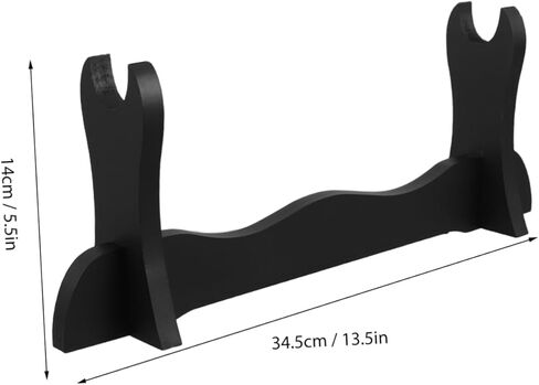 حامل رف عرض Kisangel Flute منظم فلوت من الخيزران للمنزل وغرف الموسيقى والمكاتب وتصميم موفر للمساحة in Kuwait