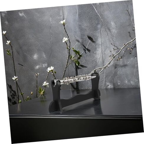 حامل رف عرض Kisangel Flute منظم فلوت من الخيزران للمنزل وغرف الموسيقى والمكاتب وتصميم موفر للمساحة in Kuwait