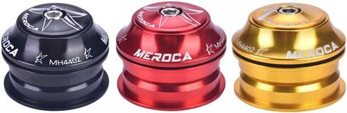 Headset Set 44mm Aluminium Alloy Bearing Headset Mountain Road Tube Accessories(Red) in Saudi Arabia