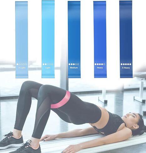 Resistance Loop Exercise Bands for Working Out Men and Women Exercise Elastic Band Work Out Band Stretch Bands for Home Fitness Stretching Strength Training Physical Therapy Elastic Booty Legs in Saudi Arabia