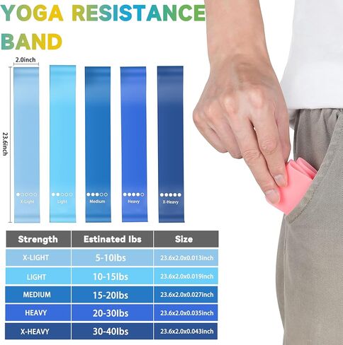 Resistance Loop Exercise Bands for Working Out Men and Women Exercise Elastic Band Work Out Band Stretch Bands for Home Fitness Stretching Strength Training Physical Therapy Elastic Booty Legs in Saudi Arabia