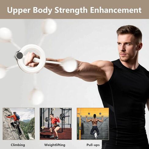 معدات اللياقة البدنية للتمرين على الذراع، مدرب الساعد يدور 360 درجة لتعزيز قوة الجزء العلوي من الجسم، مقبض مريح لمعدات تمرين الصدر للمنزل وممارسة صالة الألعاب الرياضية in Kuwait