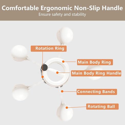 معدات اللياقة البدنية للتمرين على الذراع، مدرب الساعد يدور 360 درجة لتعزيز قوة الجزء العلوي من الجسم، مقبض مريح لمعدات تمرين الصدر للمنزل وممارسة صالة الألعاب الرياضية in Kuwait