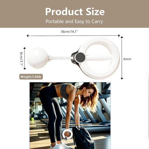 معدات اللياقة البدنية للتمرين على الذراع، مدرب الساعد يدور 360 درجة لتعزيز قوة الجزء العلوي من الجسم، مقبض مريح لمعدات تمرين الصدر للمنزل وممارسة صالة الألعاب الرياضية in Kuwait