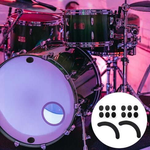 Moon Gels for Drums 14pcs Self-adhesive Drum Dampener Pads Drum Dampeners Pads Silicone Pads Soft Drum Dampeners for Drums Cymbals Tone Control Drum Accessories in Saudi Arabia