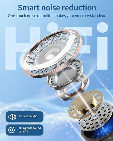 ميكروفون Lavalier لاسلكي لأجهزة iPhone/Android مع علبة شحن، وإلغاء ذكي للضوضاء، وميكروفون لاسلكي قابل للتوصيل لـ Tiktok، وYoutube، وتسجيل الفيديو، ومدونة الفيديو، والبث المباشر in Kuwait