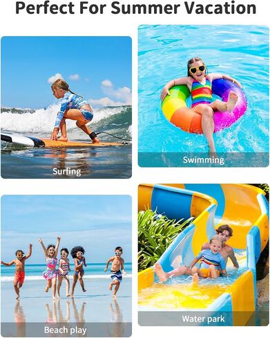 Girls Ruffle Rash Guard Swim Shirts, UPF 50+ Sun Protection Long Sleeve Rashguard Water Swimwear Tops in Kuwait