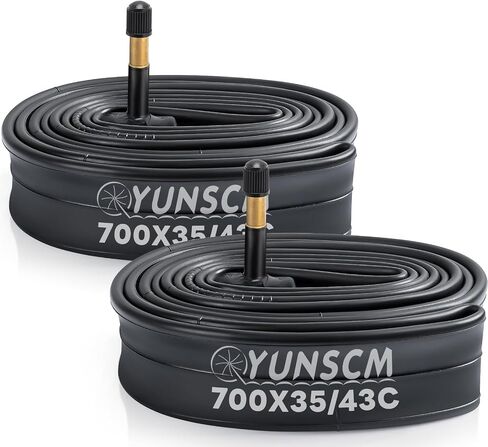 2-PCS 700x35C/38C/40C/42C/43C Bike Tubes AV48mm Schrader Valve 35/43-622 Inner Tube 700C Bicycle Tubes Compatible 700 x 35C 700x38C 700x40C 700x42C 700x43C Road Gravel Bike Tire Tubes (G-274) in Saudi Arabia