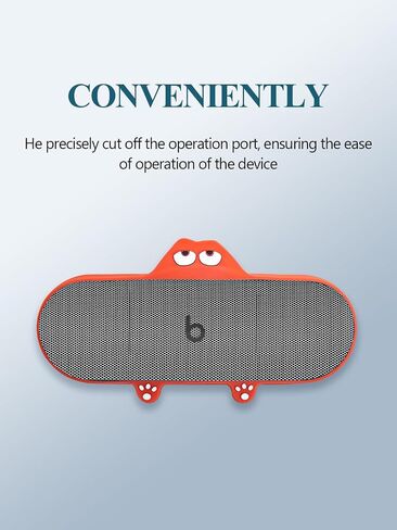 Silicone Case for Beats Pill (2024 Release) - Portable Bluetooth Speaker,Full Protective Cover for Anti-Scratch,Skin-Friendly Dirt and Shock Resistant,Black in Saudi Arabia