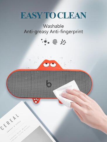 Silicone Case for Beats Pill (2024 Release) - Portable Bluetooth Speaker,Full Protective Cover for Anti-Scratch,Skin-Friendly Dirt and Shock Resistant,Black in Saudi Arabia