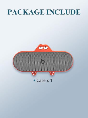 Silicone Case for Beats Pill (2024 Release) - Portable Bluetooth Speaker,Full Protective Cover for Anti-Scratch,Skin-Friendly Dirt and Shock Resistant,Black in Saudi Arabia