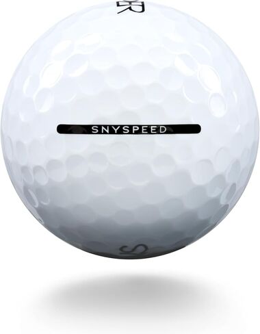 Snyder USA Speed Golf Balls - 3-Piece Construction Distance Golf Balls, 342 Dimples, 80 Compression, High Visibility Colored Golf Balls 12 Pack in Saudi Arabia